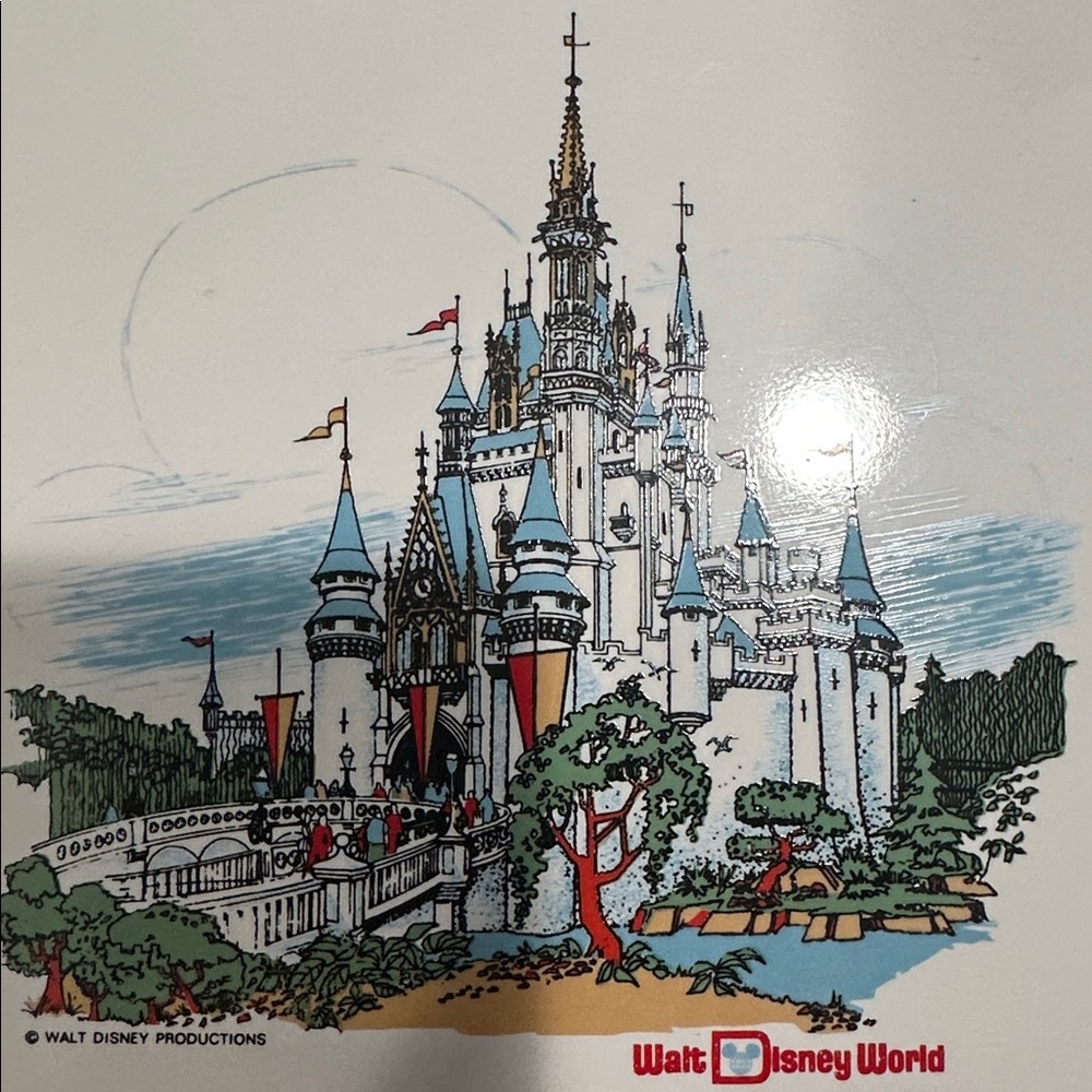 Vintage ‘1970 Walt Disney Castle Wall Decor or Hot Plate!